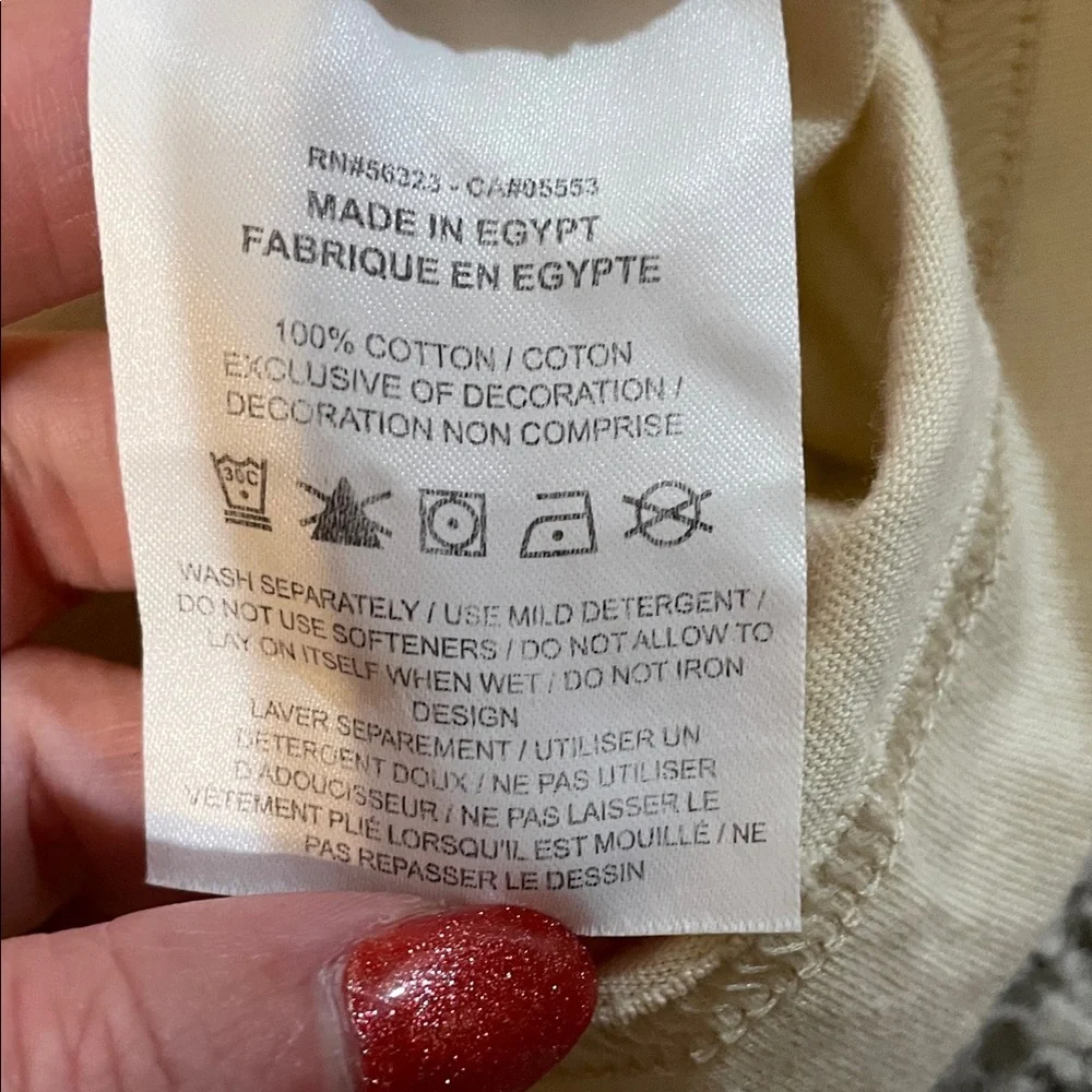 Nike basketball women’s loose fit t shirt cream green and orange size medium - Picture 6 of 6